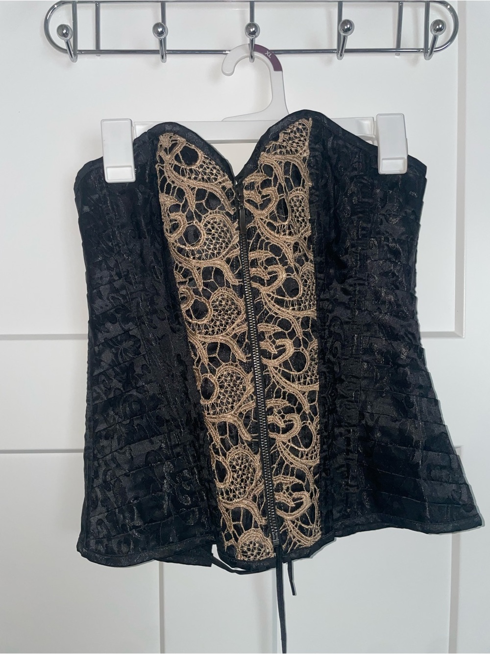 Black Lace Corset Top